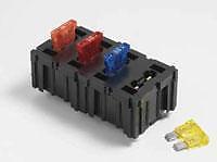 Littelfuse 4-Position ATO Style Fuse and Circuit Breaker Module, 03540502Z Series